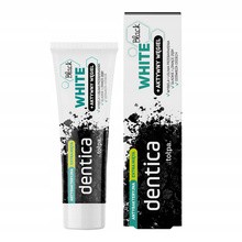 Dentica by Tołpa Black White, pasta do zębów z aktywnym węglem, 75 ml
