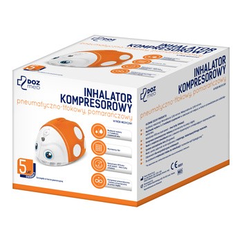 DOZ Med Inhalator Kompresorowy, pneumatyczno-tłokowy, Biedronka, 1 szt.
