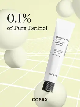 Cosrx The Retinol 0.1 Cream, krem przeciwzmarszczkowy z 0,1% retinolem, 20 ml