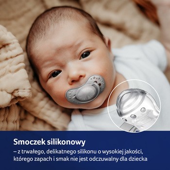 Lovi Harmony Girl, silikonowy smoczek dynamiczny 0-6 m, 2 szt.