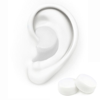 Haspro Moldable, formowane zatyczki do uszu, białe, 6 par