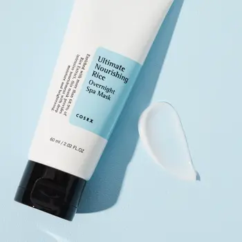 Cosrx Ultimate Nourishing Rice Overnight Spa Mask, maseczka na noc, 60 ml