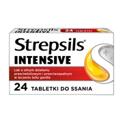 Strepsils Intensive, tabletki do ssania, 24 szt.