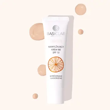 BasicLab Beauties, nawilżający krem,BB SPF15, Light, 33 ml