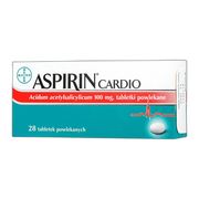 Aspirin Cardio, 100 mg, tabletki powlekane, 28 szt.