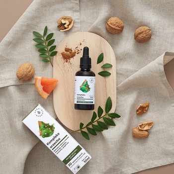 Aura Herbals Kompleks orzecha - Walnut Natural Complex, krople, 50 ml