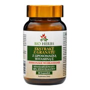 Bio Herbs Ekstrakt z granatu z liposomalną witaminą C, kapsułki, 80 szt. https://azcdn.doz.pl/image/d/product/e92f1241-scale-180x180.png