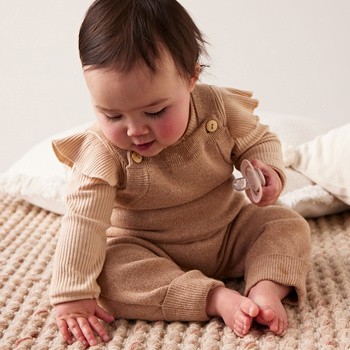 B.box, symetryczny smoczek silikonowy 6 m+., Berry + Blush, 2 szt.