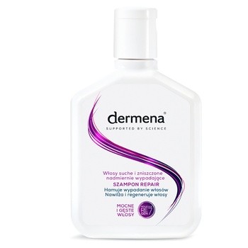 Dermena Hair Care, Repair, szampon do włosów suchych i zniszczonych, 200 ml