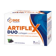 DOZ Product Artiflex Duo collagen, saszetki, smak czarna porzeczka, 30 szt.
