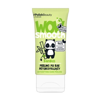 Flos-Lek WOW Smooth!, detoksykujący peeling do rąk Bambus, 50 g