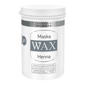 WAX ang PILOMAX NaturClassic Wax Henna, maska do włosów zniszczonych i ciemnych, 480 ml