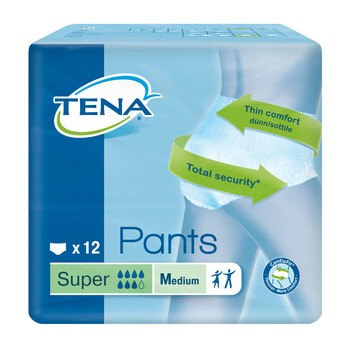 Tena Pants Super, majtki chłonne, medium, 12 szt.