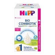 HiPP 1 BIO COMBIOTIK ekologiczne mleko początkowe, dla niemowląt od urodzenia, 750 g