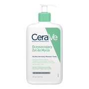CeraVe, oczyszczający żel do mycia z ceramidami dla skóry normalnej i tłustej, 473 ml