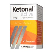 Ketonal Active, 50 mg, kapsułki twarde, 20 szt.