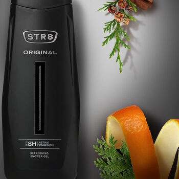 STR8 Original, odświeżający żel pod prysznic, 400 ml