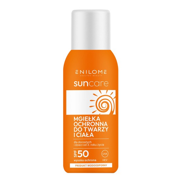 Enilome Enilome Healthy Beauty SunCare, mgiełka ochronna do twarzy i ciała SPF50, 100 ml