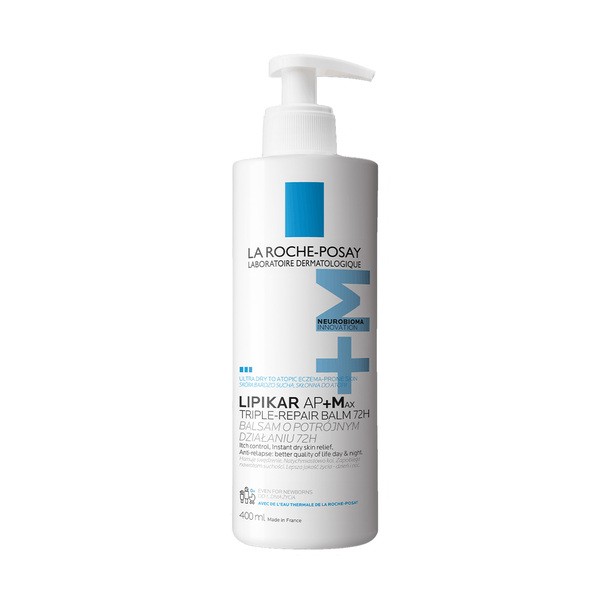 La Roche-Posay La Roche-Posay Lipikar Baume AP+Max, balsam o potrójnym działaniu, 400 ml — Składniki i ocena