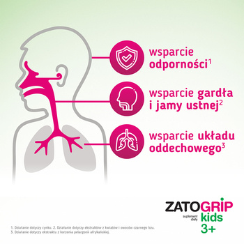 Zatogrip Kids 3+, płyn, 120 ml