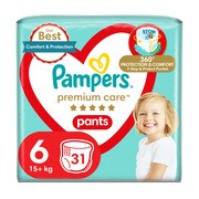 Pampers Premium Care Pants 6 (15+ kg), pieluchomajtki jednorazowe, 31 szt. https://azcdn.doz.pl/image/d/product/fa47670d-scale-180x180.png