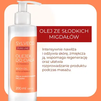 Sylveco Pure Line, olejek do ciała, 200 ml