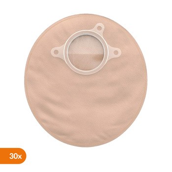 Natura+, zamknięty worek stomijny z filtrem, 45 mm, beżowy z okienkiem, mały, 30 szt.