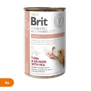 Zestaw 6x Brit Veterinary Diet Dog Grain-Free Renal, dietetyczna mokra karma dla psów z upośledzoną funkcją nerek, tuńczyk i łosoś, 400 g https://azcdn.doz.pl/image/d/product/f0c10ea0-scale-180x180.png