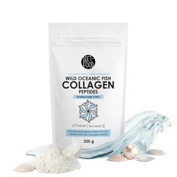 Diet-Food, Kolagen rybny, proszek, 200 g