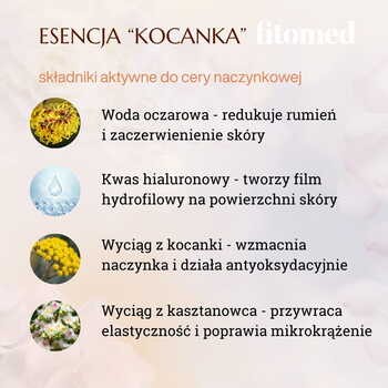 Fitomed, esencja nawilżająca do cery naczynkowej, Kocanka, 30 g