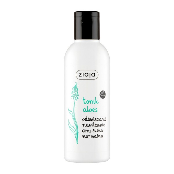 Ziaja, aloesowy tonik do twarzy, cera sucha i normalna, 200 ml