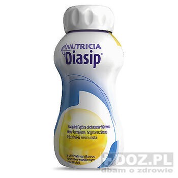 Diasip, płyn odżywczy o smaku waniliowym, 200 ml
