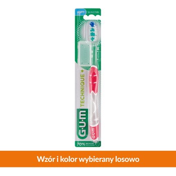 Gum Technique+, szczoteczka do zębów, miękka, 1szt.