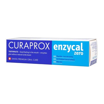 Curaprox Enzycal Zero, pasta do zębów bez fluoru, 75 ml