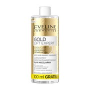 alt Eveline Cosmetics Gold Lift Expert, luksusowy przeciwzmarszczkowy płyn micelarny 3w1, 500 ml