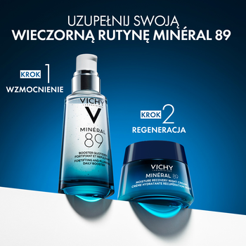 Vichy Mineral 89, krem nawilżająco-regenerujący z melatoniną na noc, 50 ml