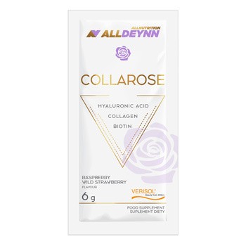 Allnutrition CollaRose, proszek, smak rasberry wild-strawberry, 6 g