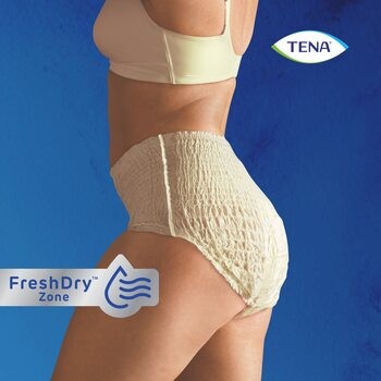 Tena Lady Pants Plus, majtki chłonne, Creme, rozmiar M, 9 szt.