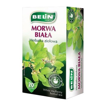 Belin Morwa biała, herbatka ziołowa, fix, 2 g, 20 saszetki
