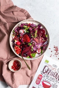 Diet-Food, Bio Granola Owocowa z Burakiem, 200 g