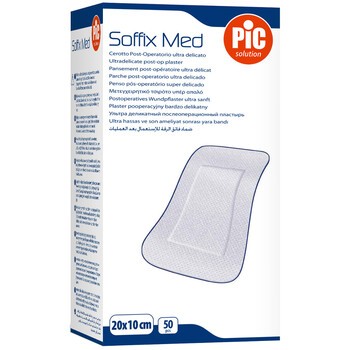 PiC Soffix Med, plaster sterylny, pooperacyjny, 20 x 10 cm, 50 szt.