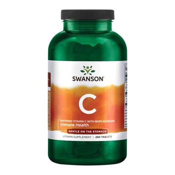 Swanson Buforowana Witamina C z bioflawonoidami, tabletki, 250 szt.