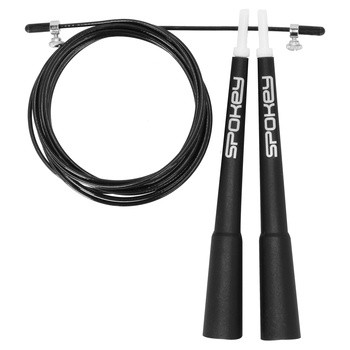 Spokey CROSSFIT skakanka, czarna, 1 szt.