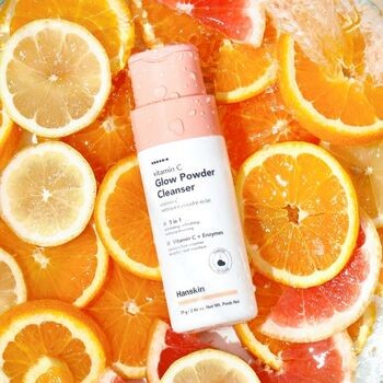 Hanskin, puder oczyszczający, do twarzy z witaminą C, 70 g