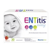 ENTitis Baby, smak truskawkowy, proszek w saszetkach, 30 szt.