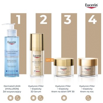 Eucerin Hyaluron Filler + Elasticity, przeciwzmarszczkowy krem na dzień SPF 30, 50 ml