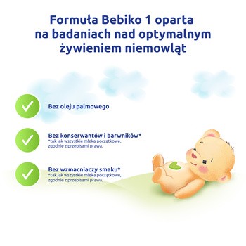 Bebiko 1 NUTRIflor Expert, mleko początkowe dla niemowląt, od urodzenia proszek, 350 g