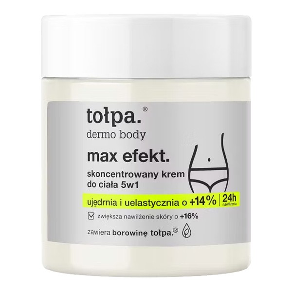 Tołpa Tołpa Dermo Body Max Efekt, skondensowany krem do ciała 5w1, 250 ml — Inhaltsstoffe und Bewertung