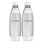 SodaStream Fuse, butelka 1L biała, 2 szt.