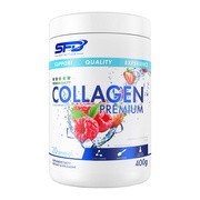 SFD Collagen Premium, proszek, malina-truskawka, 400 g